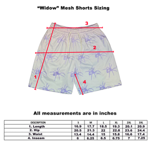 'Widow' Mesh Shorts - Fade
