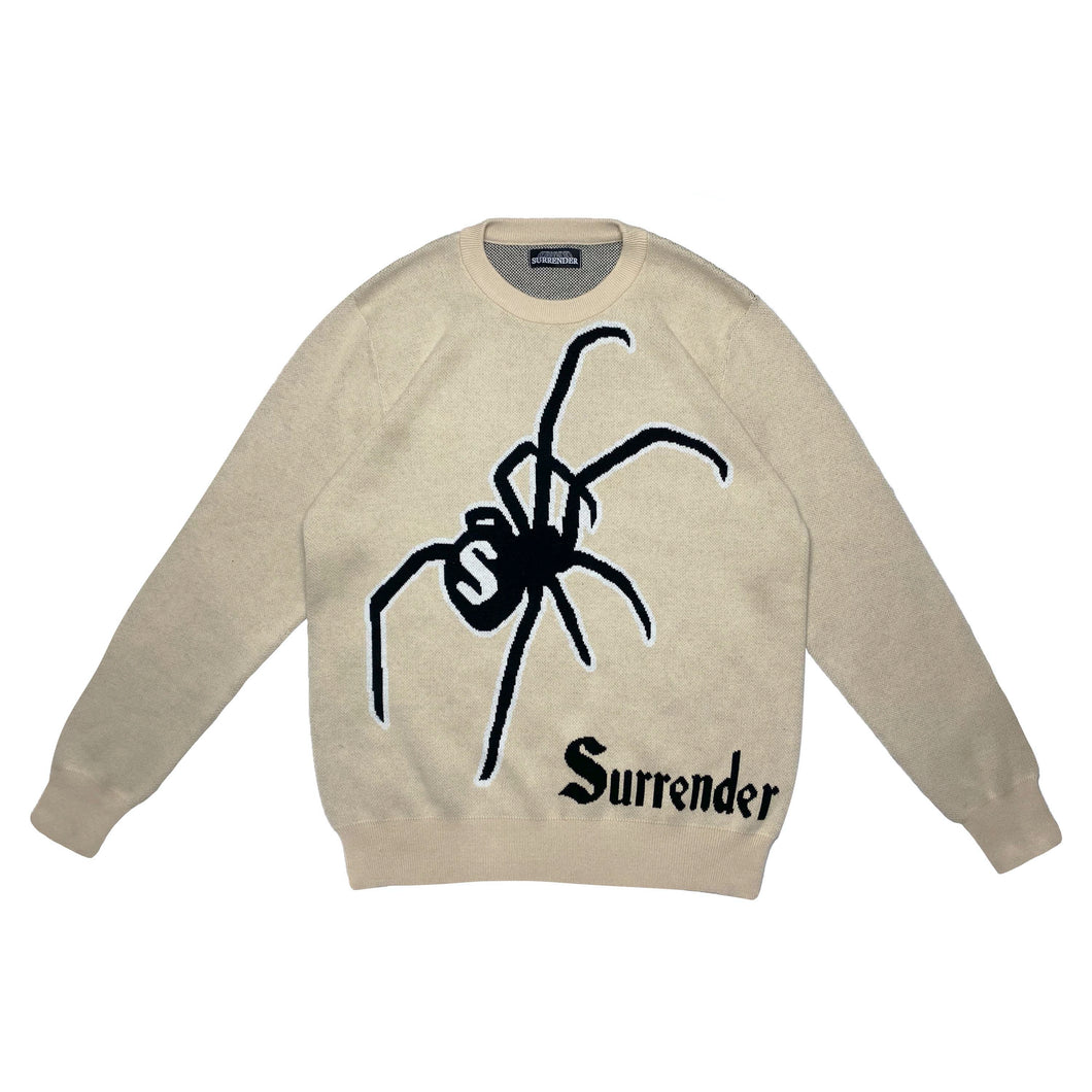 Creme 'Widow' Knit Sweater
