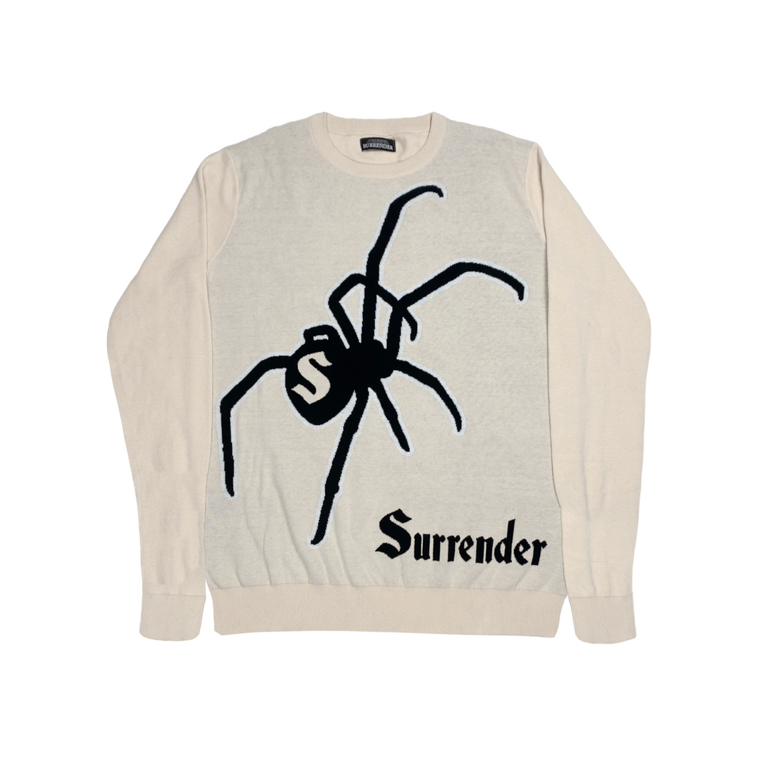 Creme 'WIDOW' Knit Sweater – Surrender - Main Image