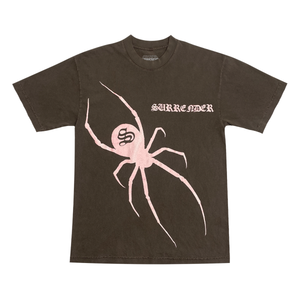 'The Widow's Embrace' Tee - Brown and Pink